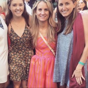 Lilly Pulitzer Pink & Orange Stripe Dress - Size 2